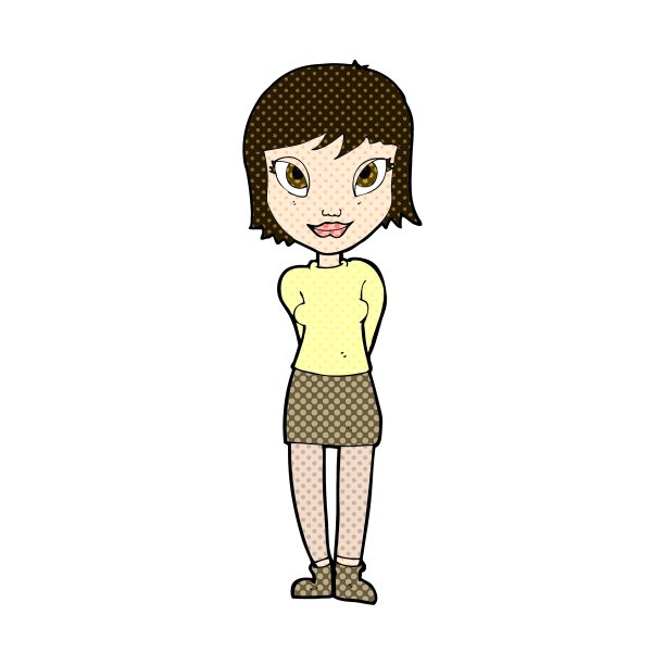 漫画卡通漂亮女孩图片下载