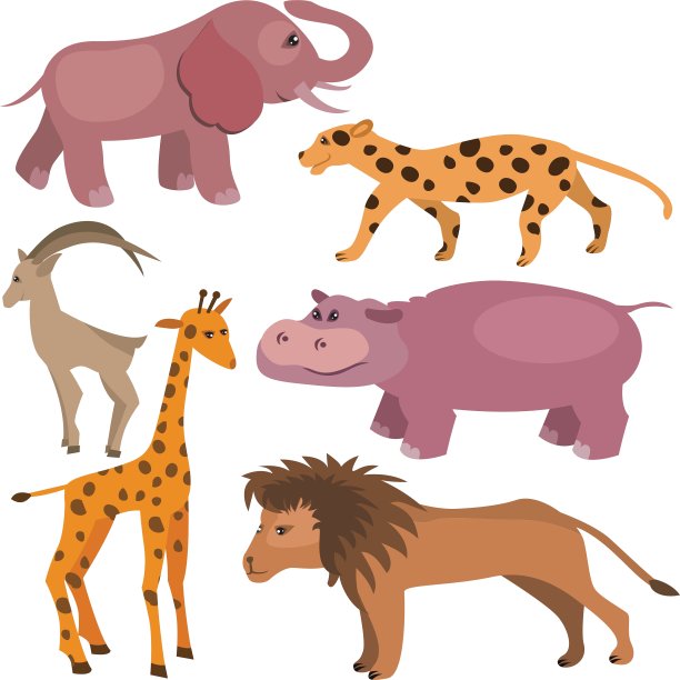 设置有趣的热带动物图片下载