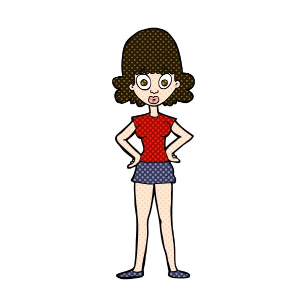 漫画惊奇的女人图片下载