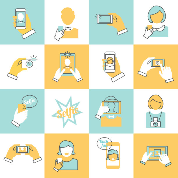 自拍图标平线图片下载