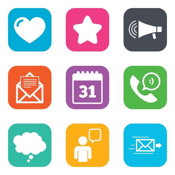 邮件联系图标交流标志图片下载