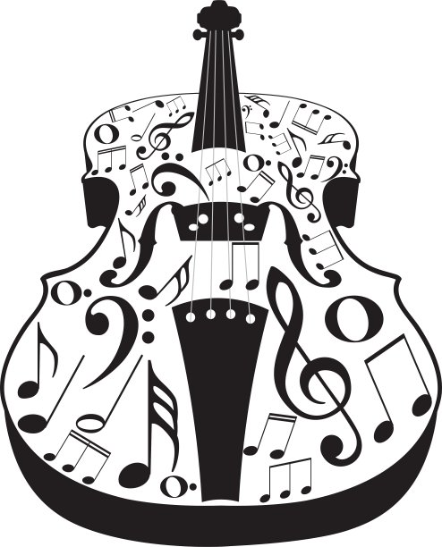 小提琴与Notes2图片下载