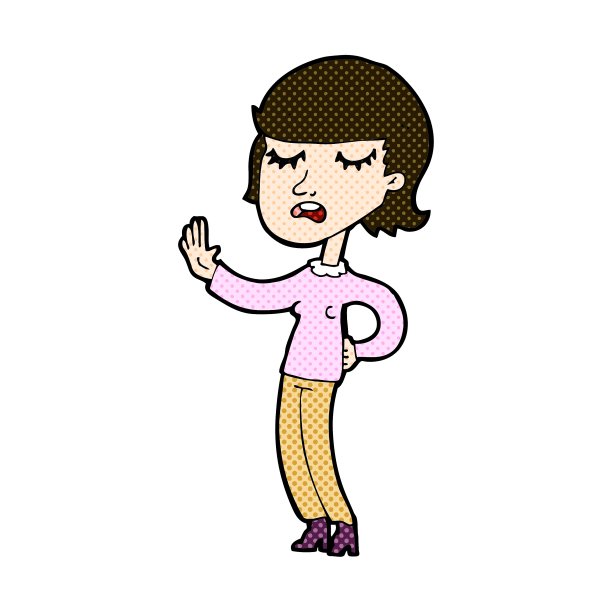 无视漫画中的女人图片下载