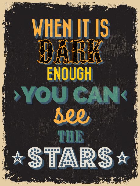 复古复古励志名言海报图片下载