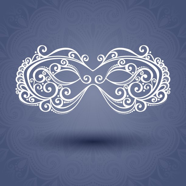 美丽的化妆舞会面具图片下载
