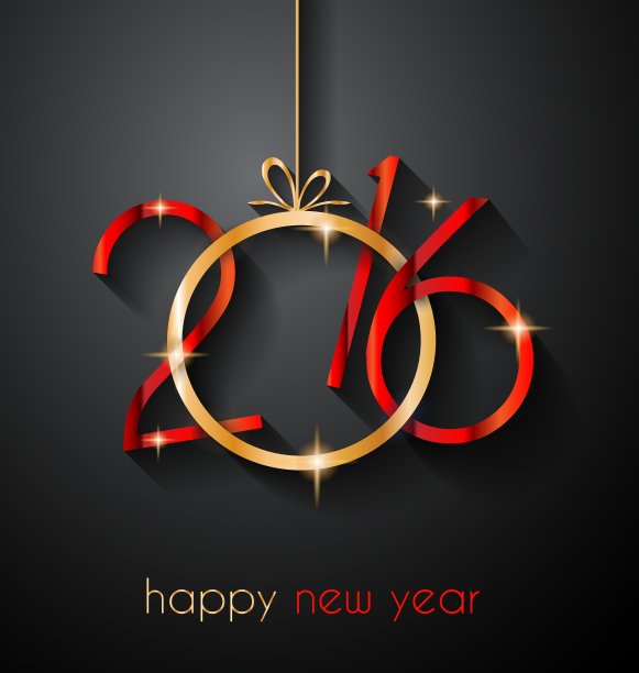 2016新年快乐，圣诞快乐图片下载