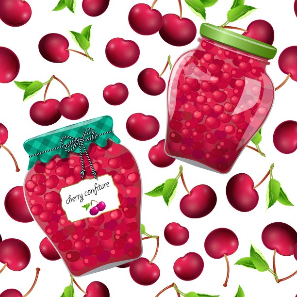 果脯樱桃质地无缝图片下载