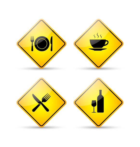 餐厅的路标图片下载