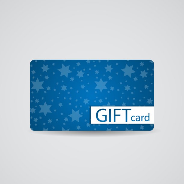 抽象美丽的礼品卡设计图片下载