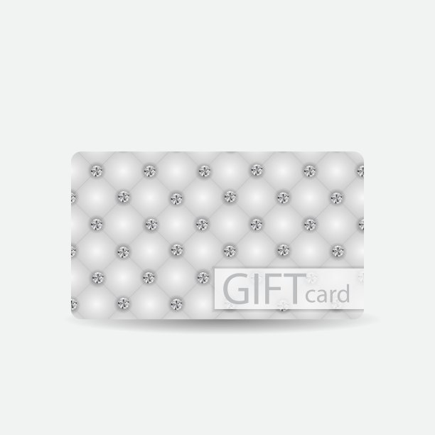 抽象美丽的钻石礼品卡设计图片下载