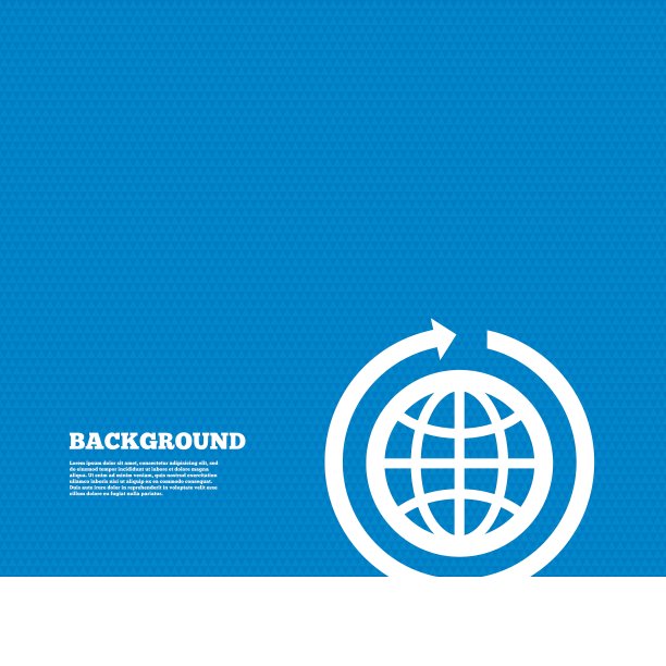 全球标志图标全球箭头标志图片下载