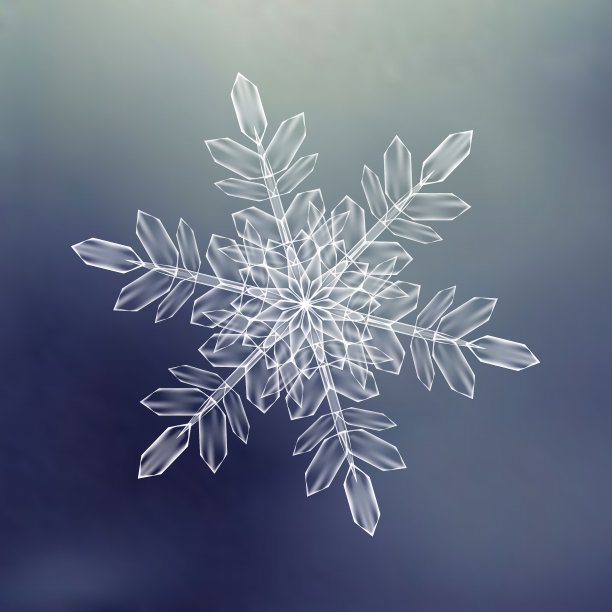 装饰雪花背景图案图片下载