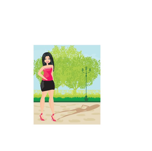 卡通女性设计图片下载