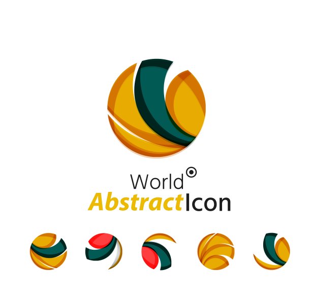 抽象几何商业企业标志图片下载