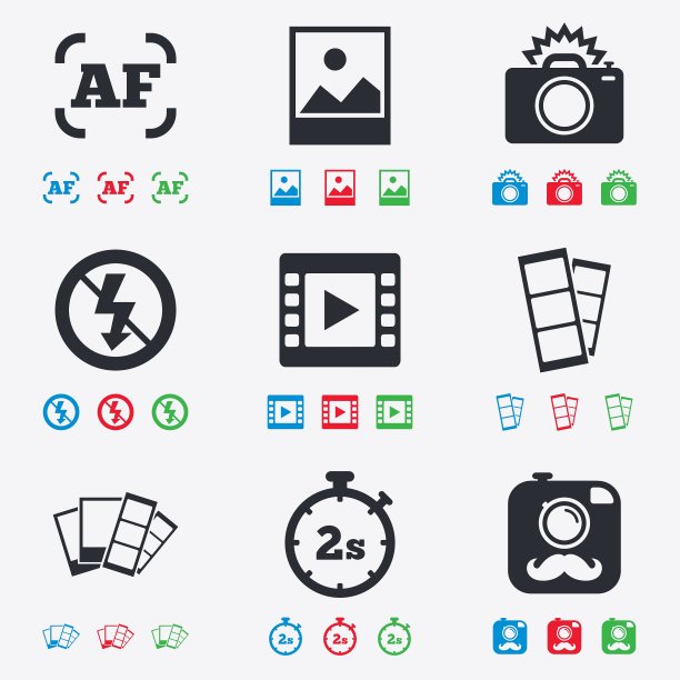 照片视频图标相机照片和相框图片下载