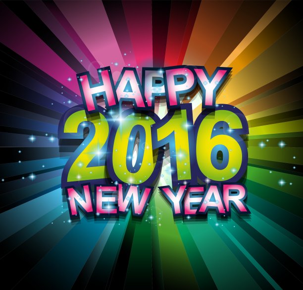 2016新年快乐，圣诞快乐图片下载