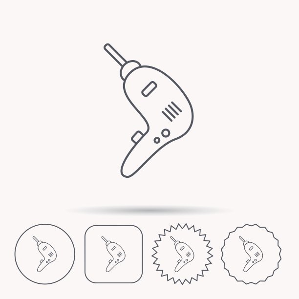 电钻工具图标电钻标志图片下载