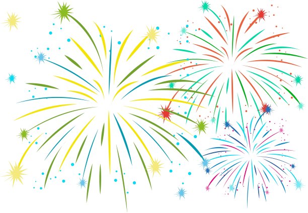 五颜六色的烟火图片下载