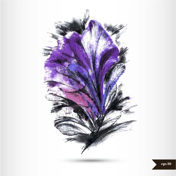 抽象手绘水彩背景图片下载