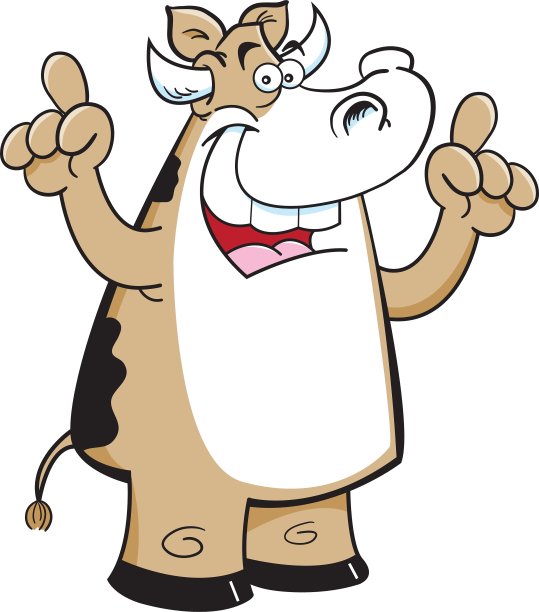 有创意的卡通牛图片下载