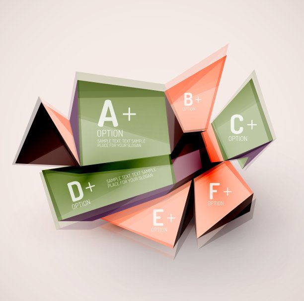 几何形状与样本文本摘要图片下载