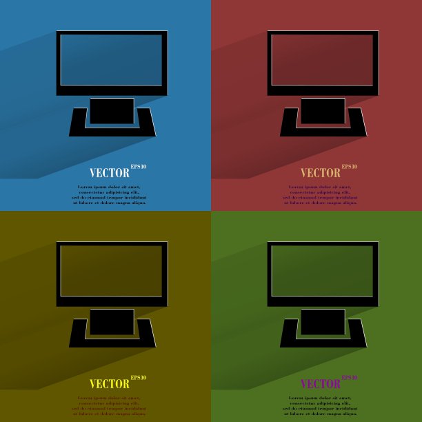 颜色设置电脑平与现代网页按钮图片下载