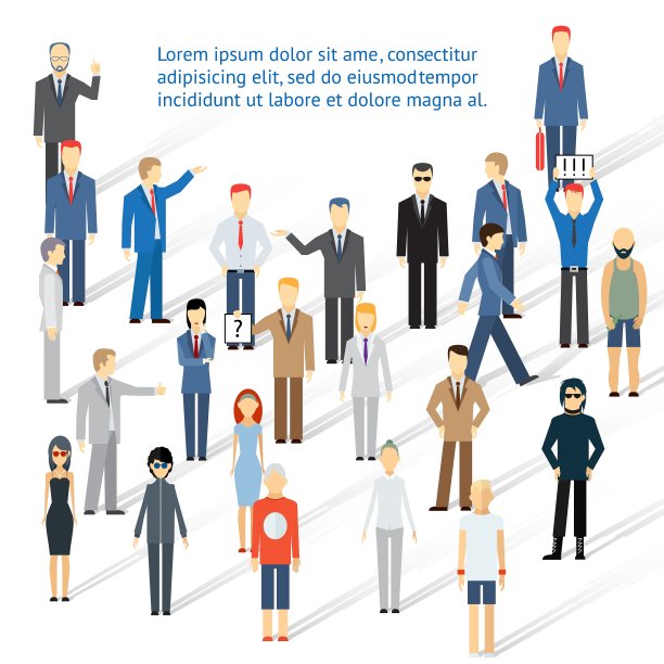 拥挤的人群图片下载