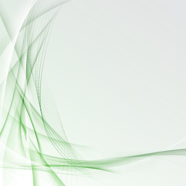 透明现代绿色边境证图片下载