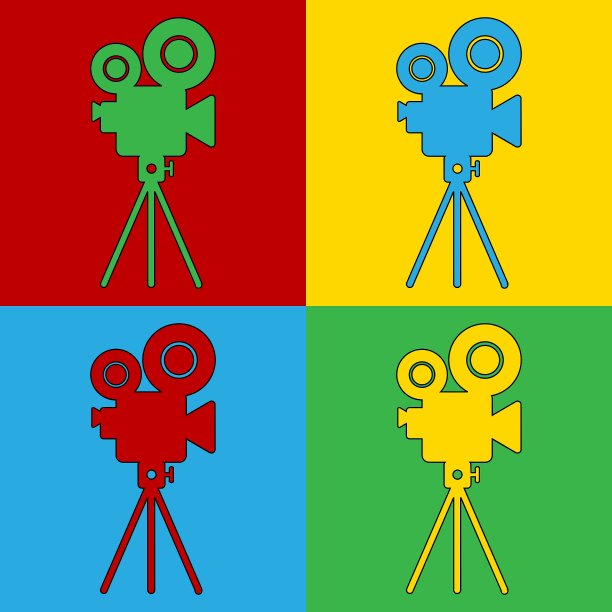 波普艺术相机图标图片下载