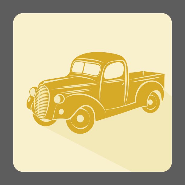 复古汽车图标图片下载