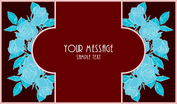 花的卡片图片下载