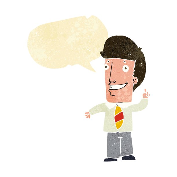 卡通办公室的人有想法和讲话泡泡图片下载