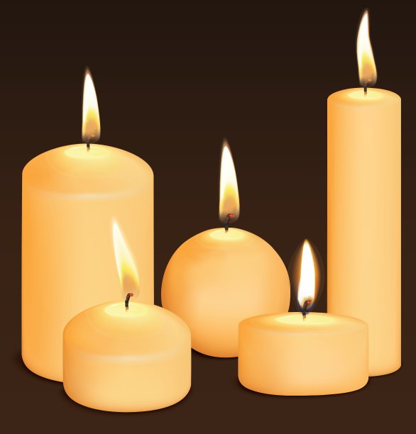 的蜡烛图片下载