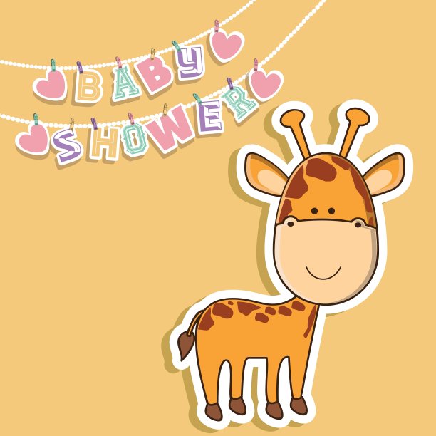 婴儿淋浴设计图片下载