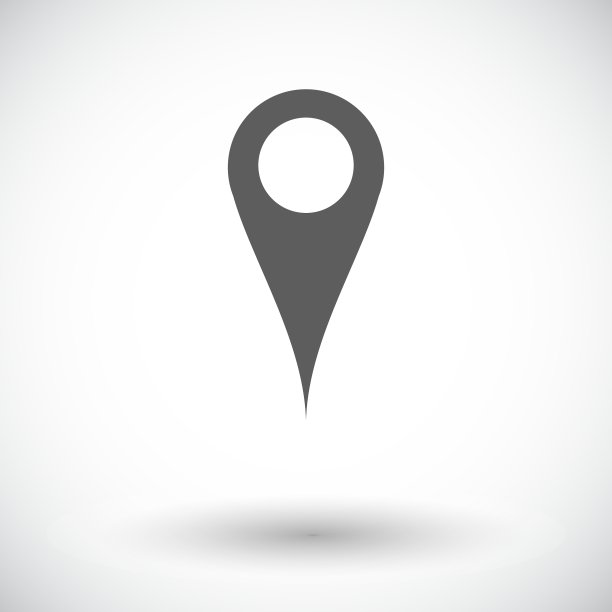 地图指针单平图标图片下载