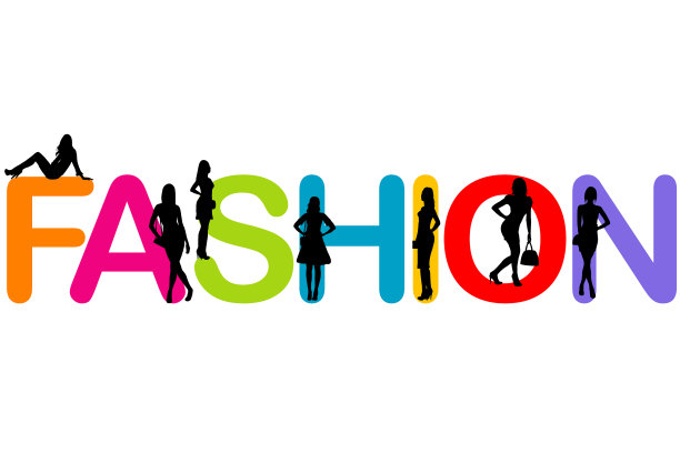 时尚背景与性感女性的轮廓图片下载