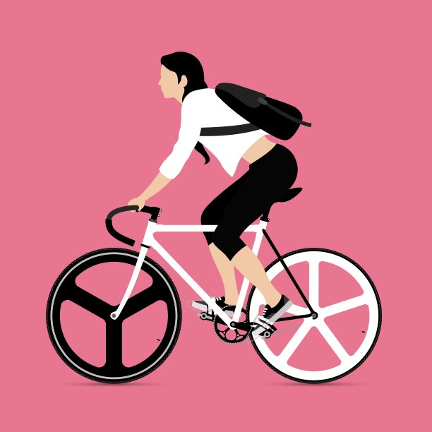 自行车和固定齿轮自行车图片下载