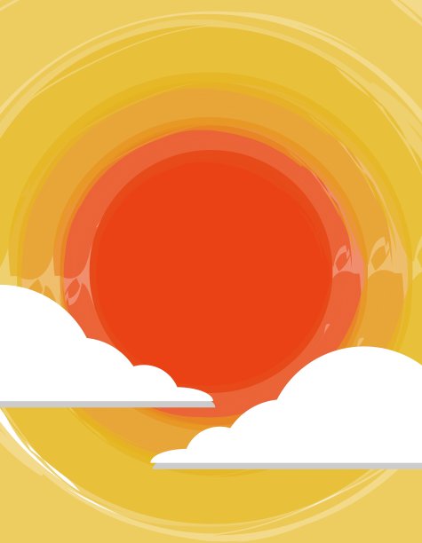 云中的太阳图片下载