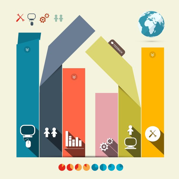 信息图模板与平面设计摘要图片下载