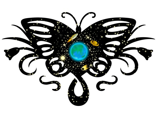 Gallaxy在蝴蝶图片下载