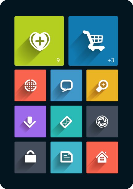 平的图标图片下载