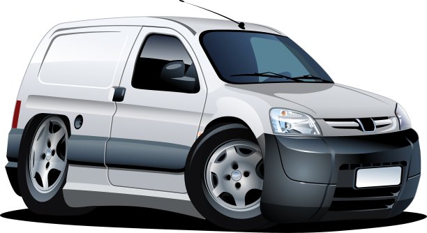 卡通送货车图片下载