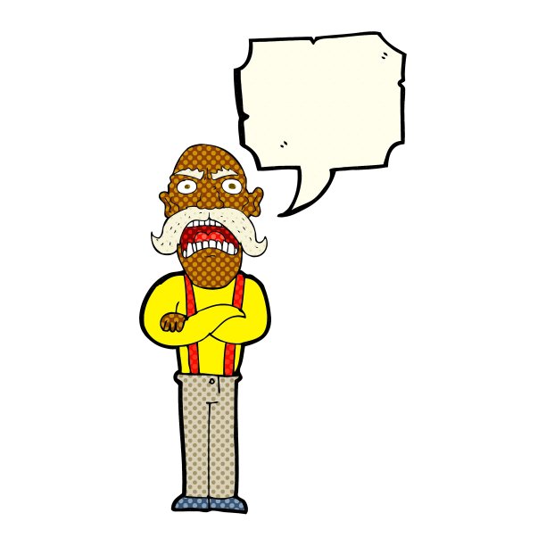 卡通震惊了老汉的言语泡泡图片下载