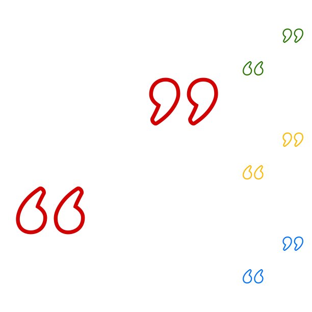 引用符号行图标的集合图片下载