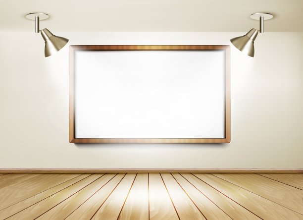 展厅有木地板和白板两种图片下载