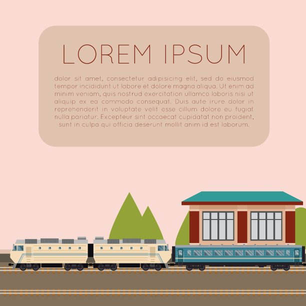 郊区的火车站图片下载