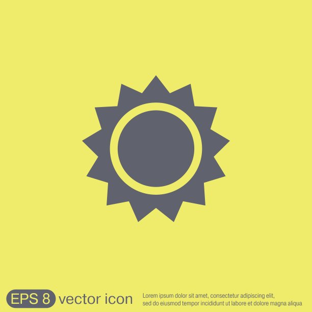 太阳的天气图标图片下载