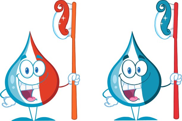 卡通牙膏图片下载