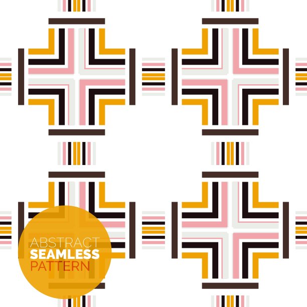 彩色无缝几何图案现代图片下载