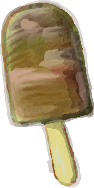 冰淇淋孤立白色图片下载